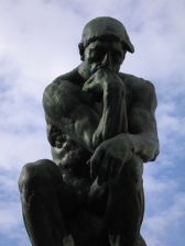 This is the view of The Thinker that most of us know.